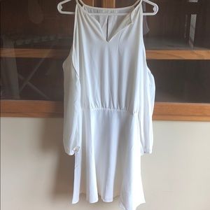 White long sleeve dress